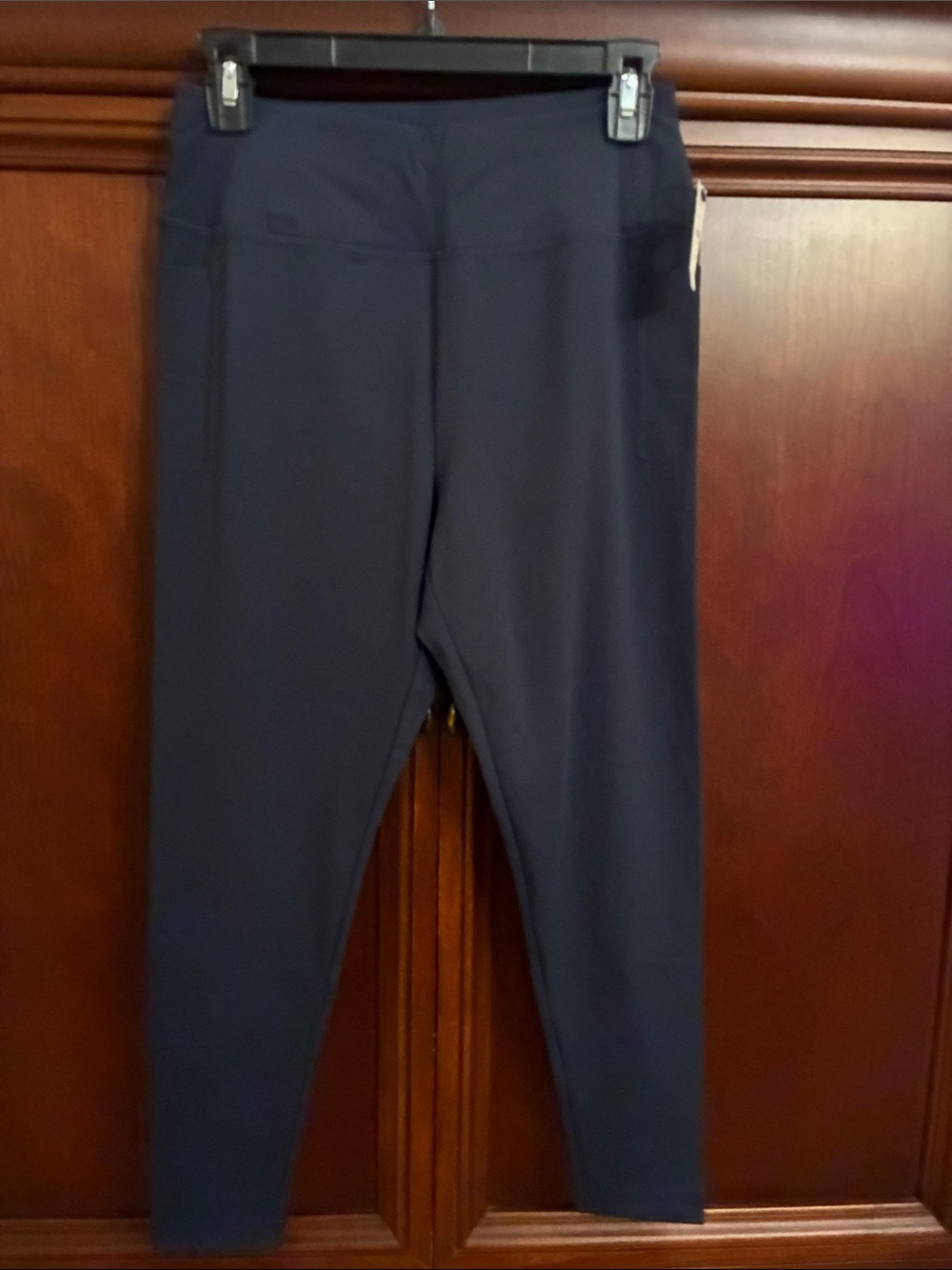 Women's Talbots High-Rise Navy Performance Leggings